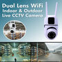 Dual Lens Live Wifi Outdoor Camera (CCTV36 CS)